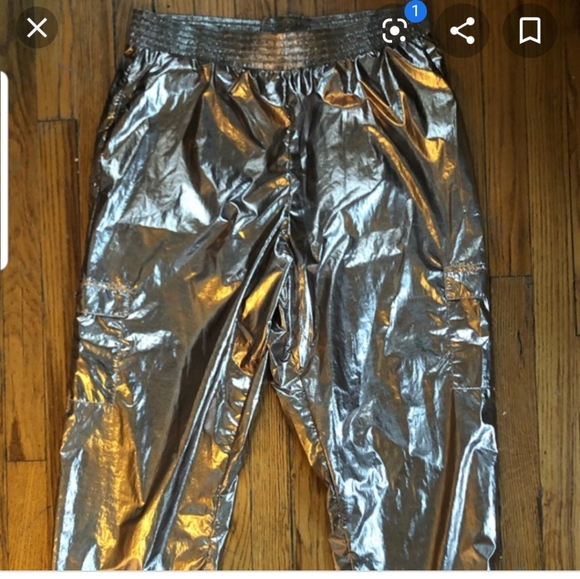Victoria Secret Sport Cargo Shine Metallic Jogger - Picture 2 of 7
